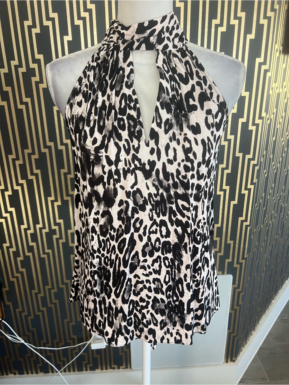 Milly Halter Keyhole Top